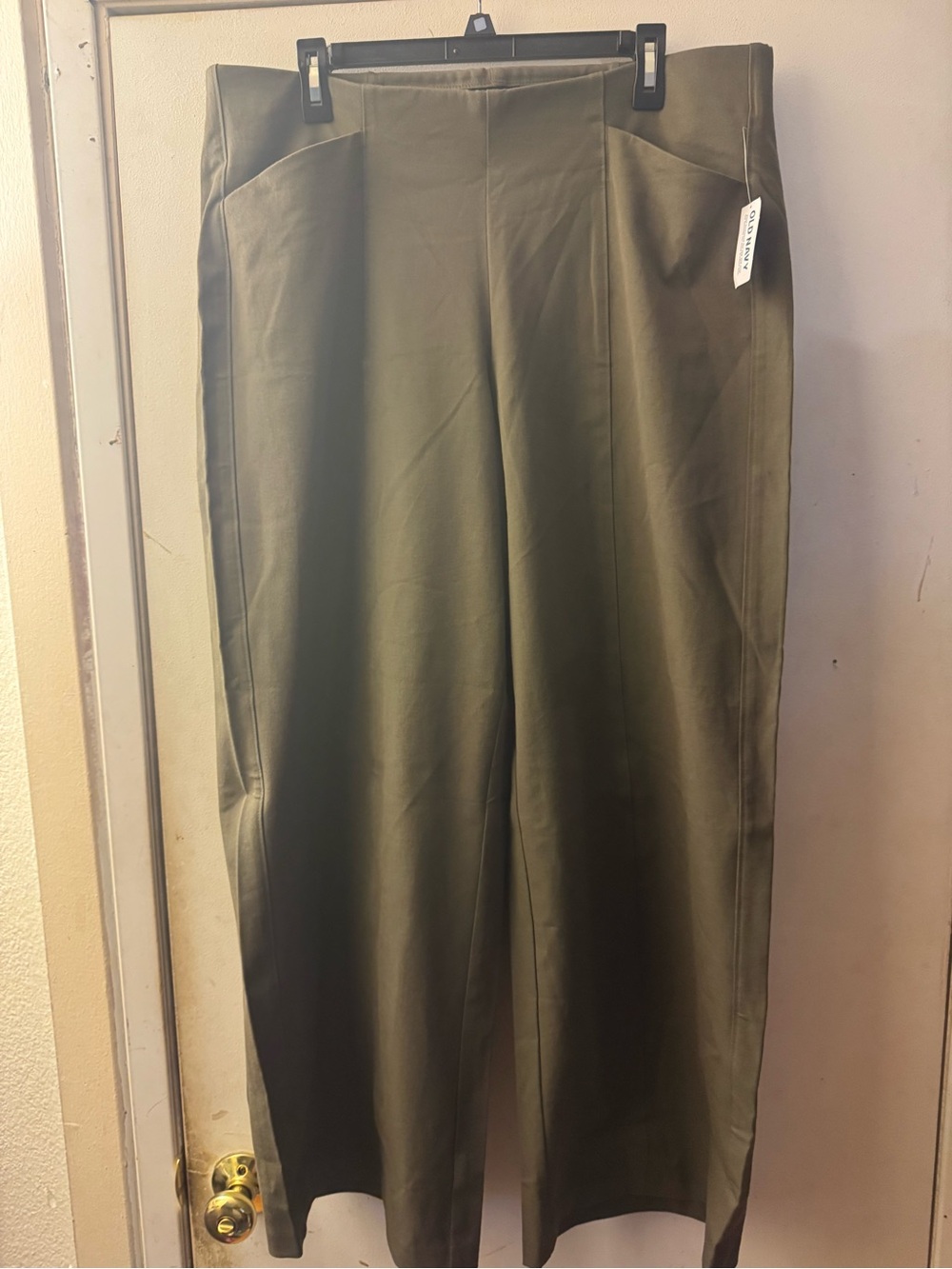 Old Navy Olive Straight-Leg Men's Dress Pants